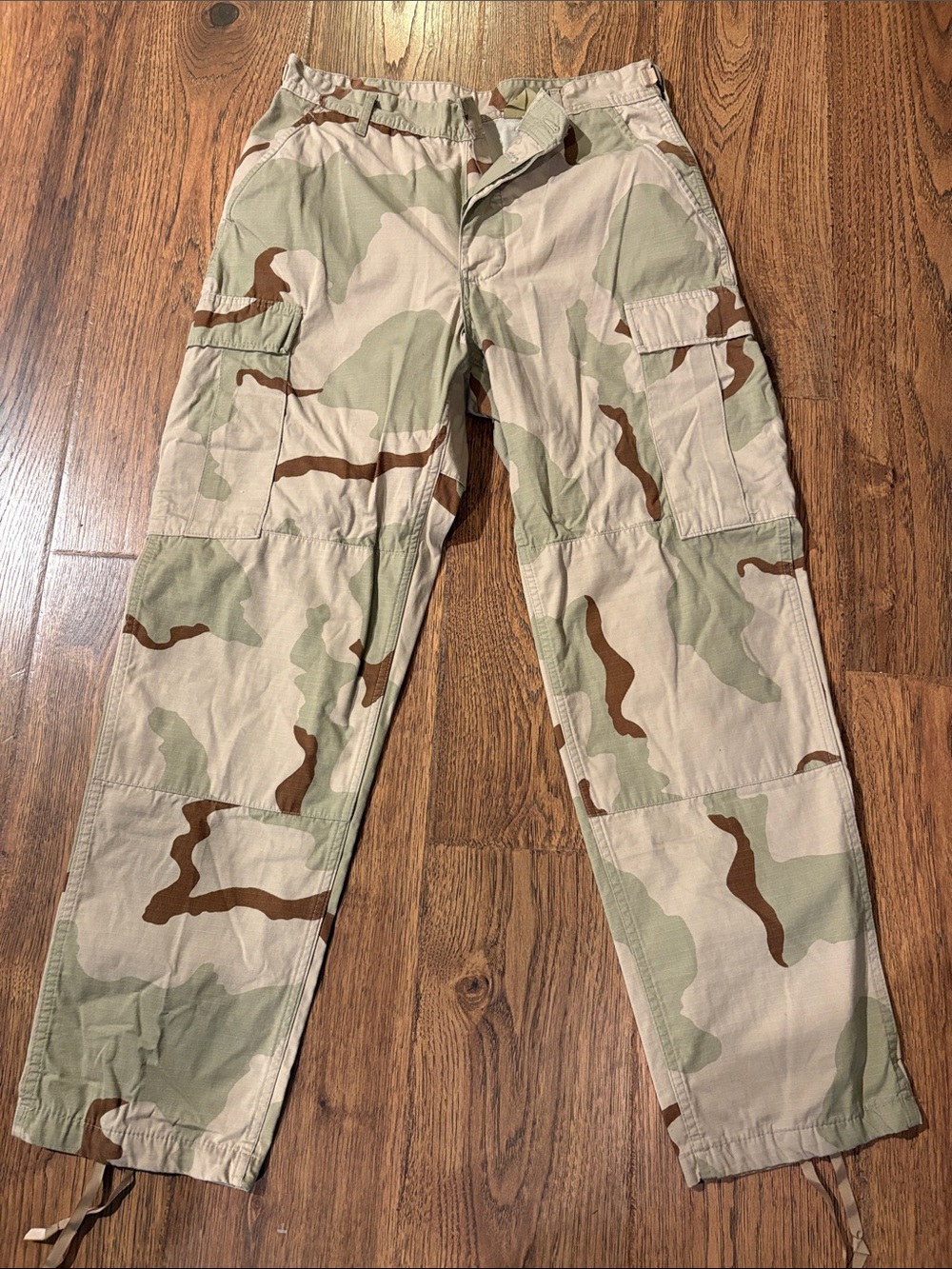 Men's Desert Camo Cargo Pants - Tan/Green
